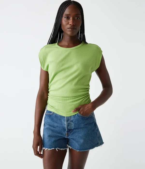 Michael Stars Joni Power Shoulder Tee- Tops, Blouses & Shirts | T-Shirts