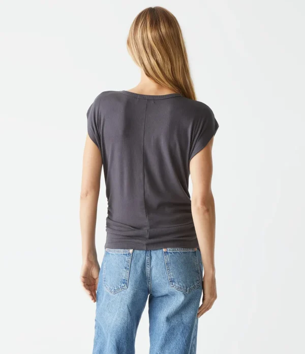 Michael Stars Joni Power Shoulder Tee- Tops, Blouses & Shirts | T-Shirts