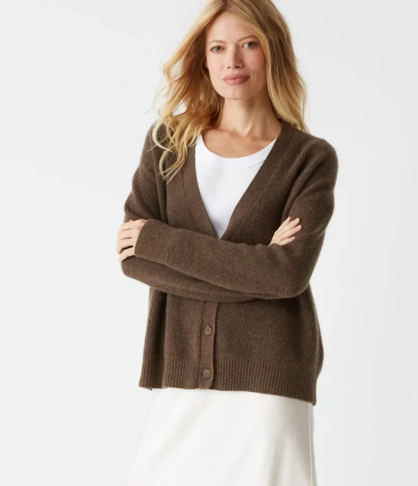 Michael Stars Julia Cashmere Cardigan- Sweaters & Cardigans