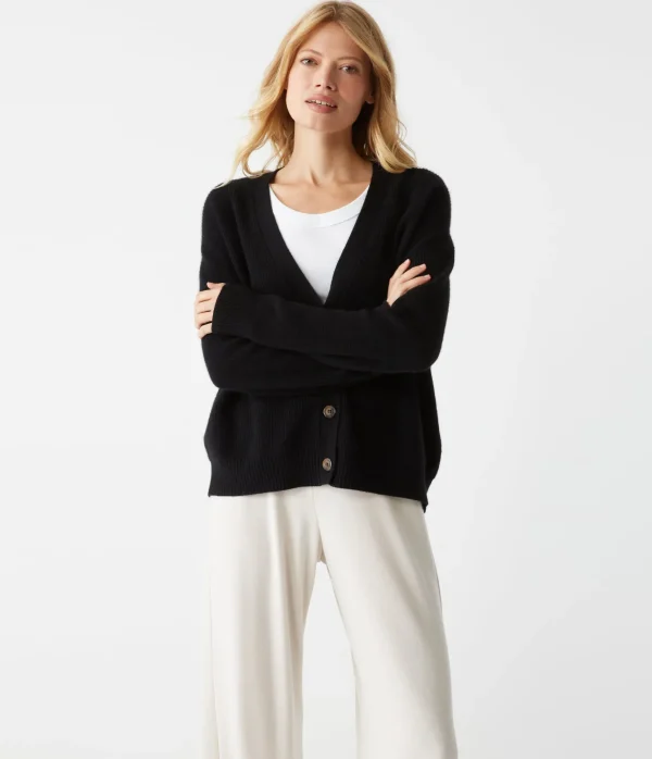 Michael Stars Julia Cashmere Cardigan- Sweaters & Cardigans
