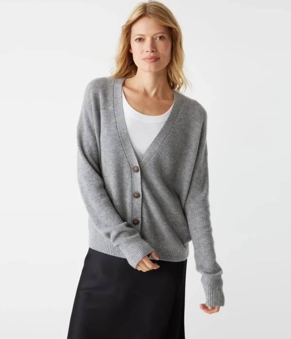 Michael Stars Julia Cashmere Cardigan- Sweaters & Cardigans