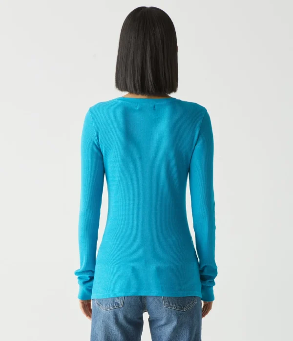 Michael Stars Juliet Thermal Tee- T-Shirts | Loungewear