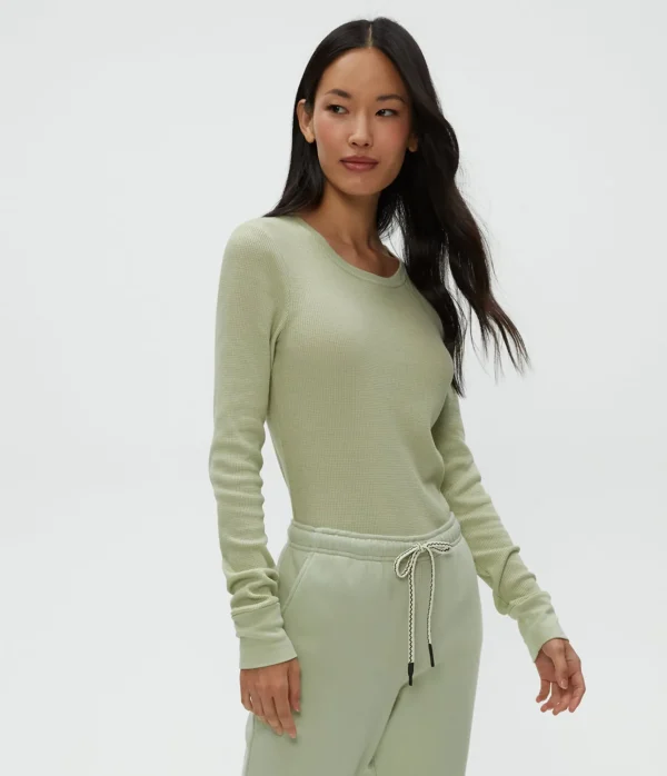 Michael Stars Juliet Thermal Tee- T-Shirts | Loungewear