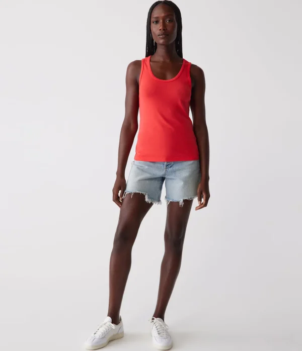 Michael Stars Juno Scoop Neck Tank- Tank Tops | Supima Cotton T-Shirts