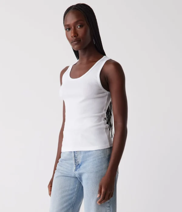 Michael Stars Juno Scoop Neck Tank- Tank Tops | Supima Cotton T-Shirts