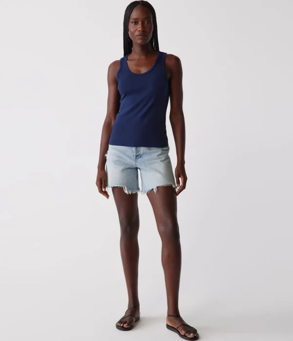 Michael Stars Juno Scoop Neck Tank- Tank Tops | Supima Cotton T-Shirts