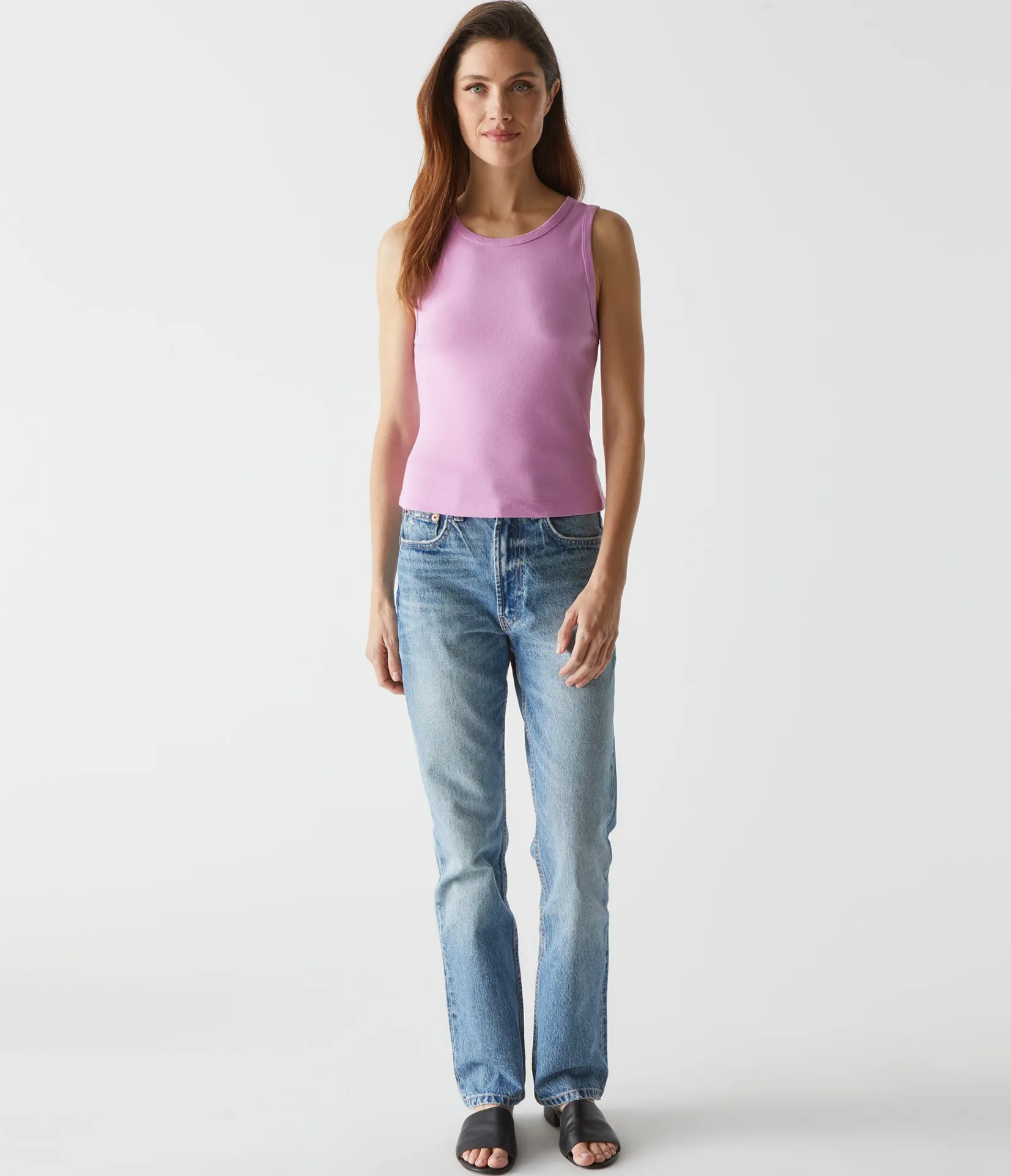 kendall_cropped_tank_1.webp Michael Stars Kendall Cropped Tank- Tank Tops | 1x1 Cotton T-Shirts