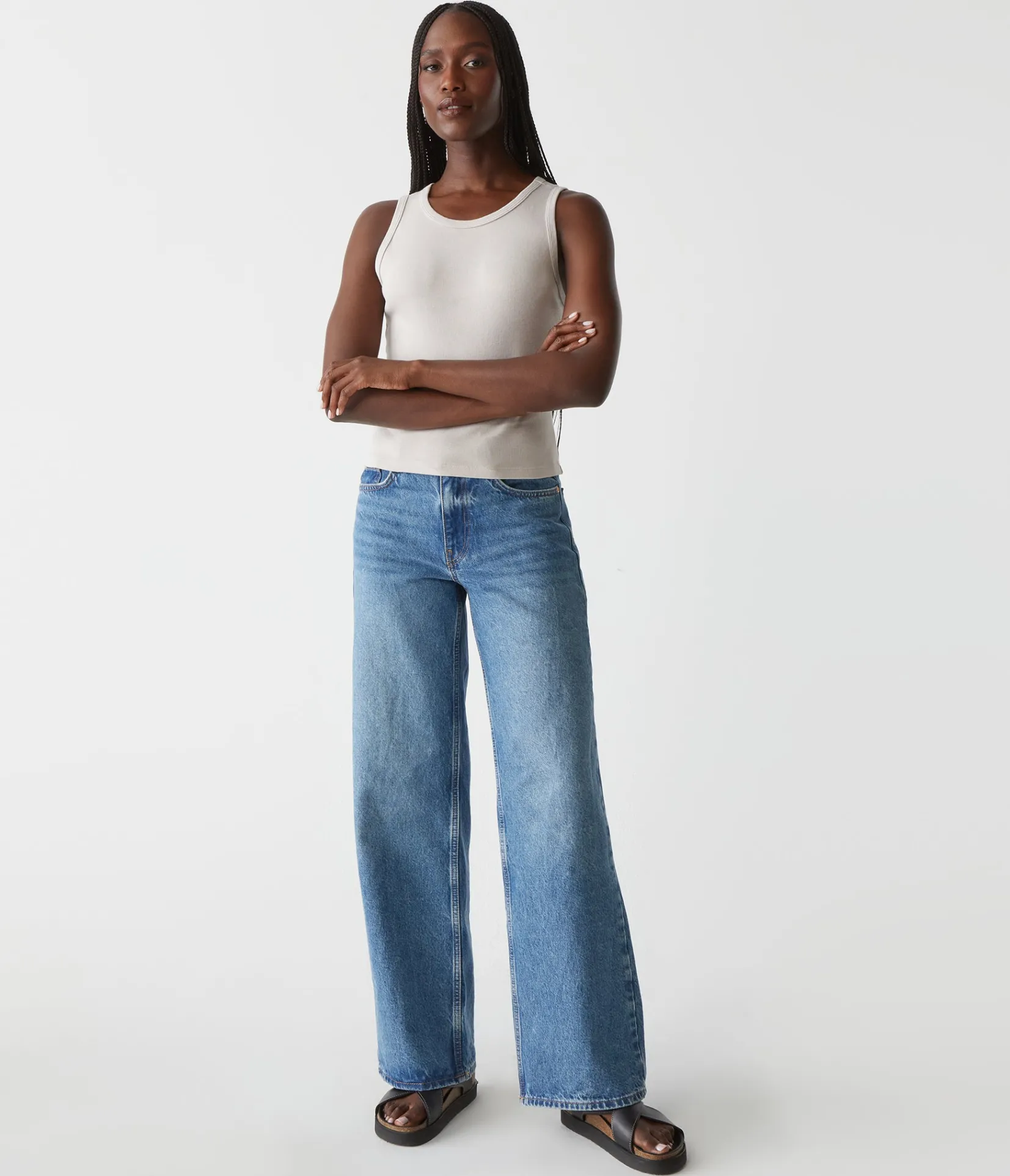kendall_cropped_tank_5.webp Michael Stars Kendall Cropped Tank- Tank Tops | 1x1 Cotton T-Shirts