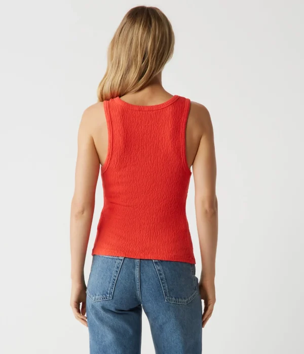 Michael Stars Kira Crinkle Tank- Tank Tops