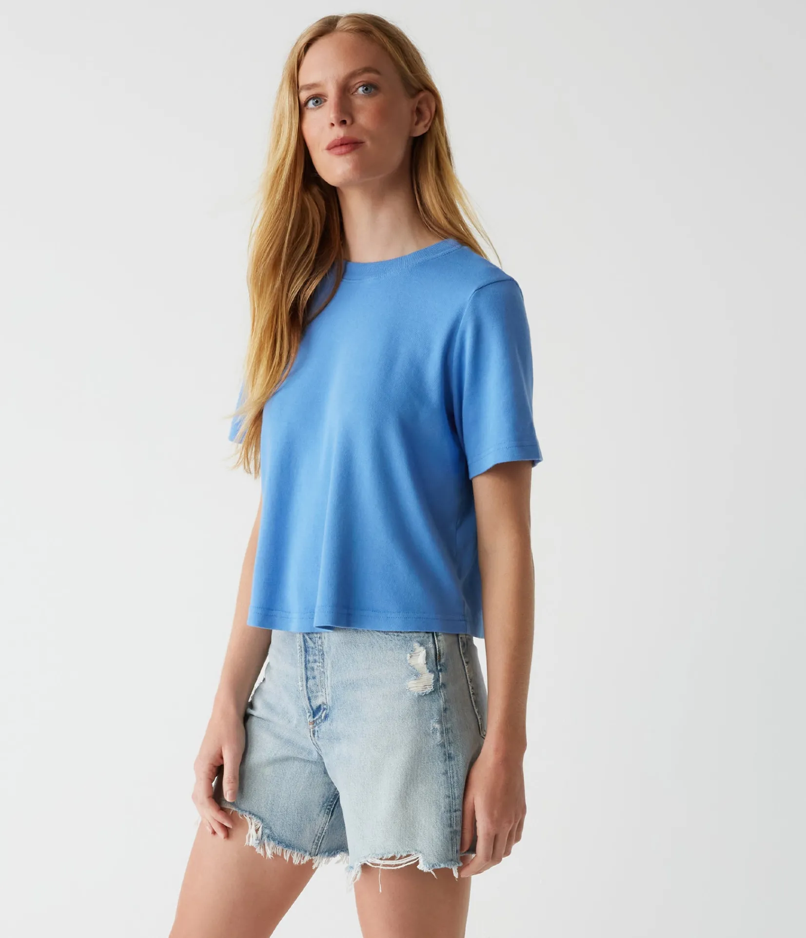kona_crew_neck_tee_10.webp Michael Stars Kona Crew Neck Tee- T-Shirts | 1x1 Cotton T-Shirts