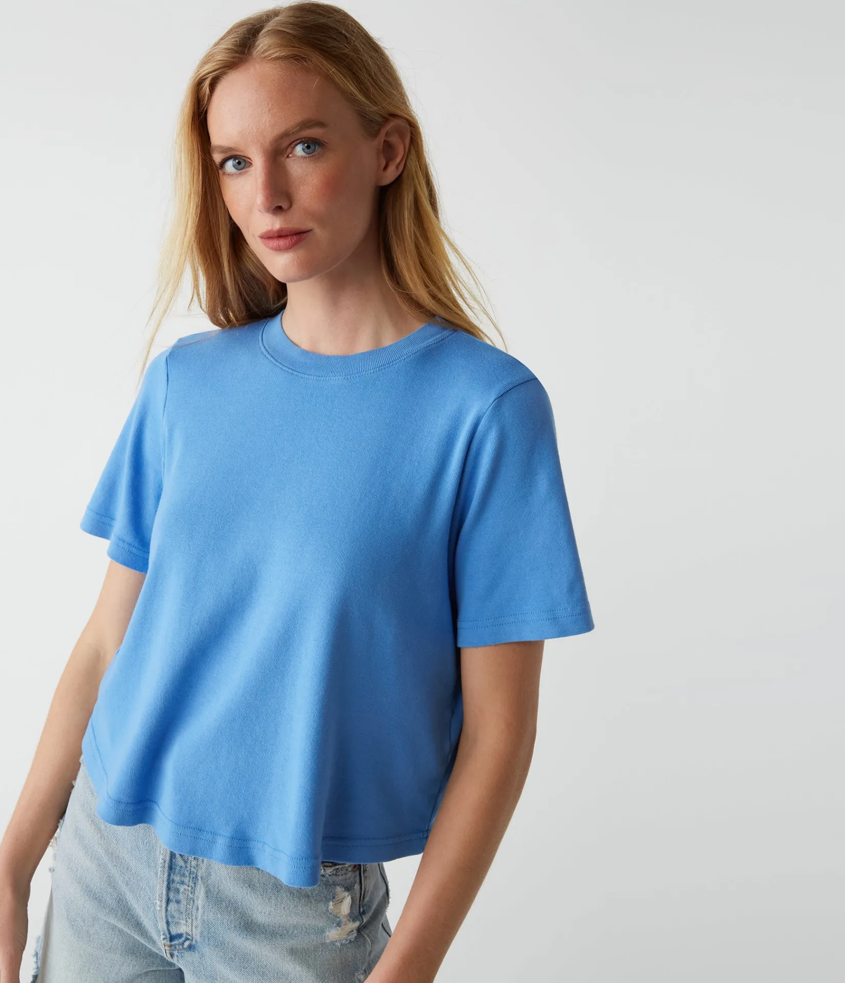 kona_crew_neck_tee_8.webp Michael Stars Kona Crew Neck Tee- T-Shirts | 1x1 Cotton T-Shirts
