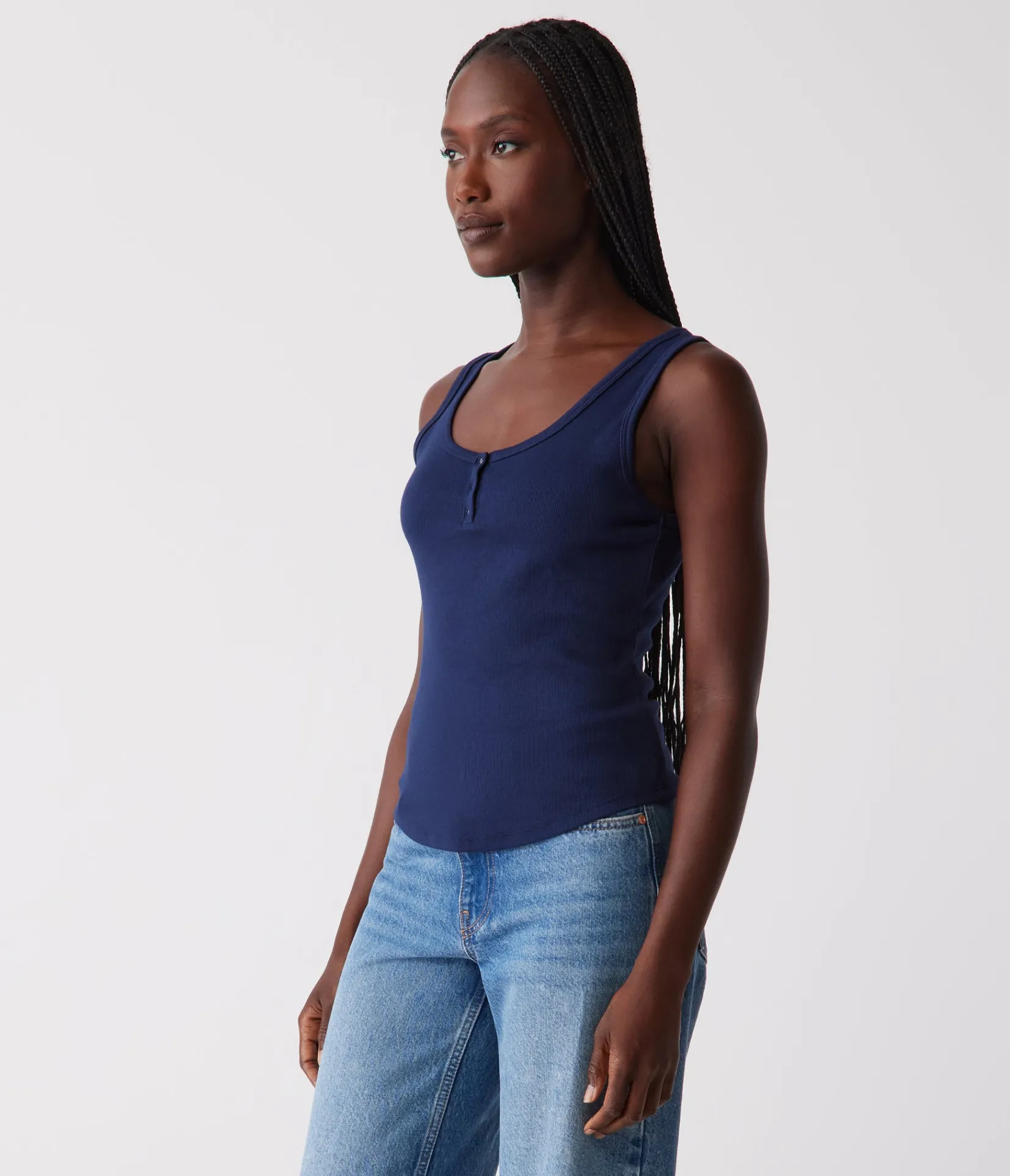 kris_snap_front_tank_10.webp Michael Stars Kris Snap Front Tank- Tank Tops | Ultra Rib T-Shirts