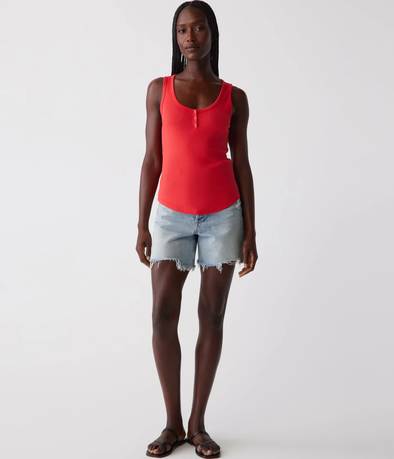 kris_snap_front_tank_25.webp Michael Stars Kris Snap Front Tank- Tank Tops | Ultra Rib T-Shirts