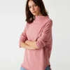 Michael Stars Laurel Mock Neck Top- Loungewear