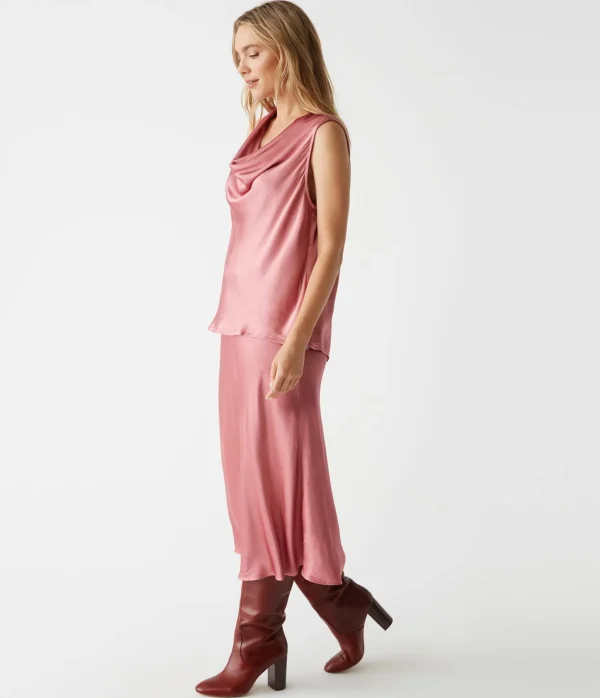 Michael Stars Leila Bias Midi Skirt- Pants, Shorts & Skirts