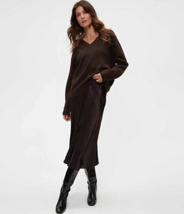 Michael Stars Leila Bias Midi Skirt- Pants, Shorts & Skirts