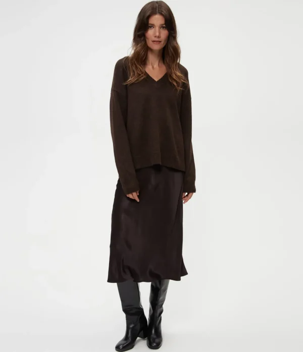 Michael Stars Leila Bias Midi Skirt- Pants, Shorts & Skirts