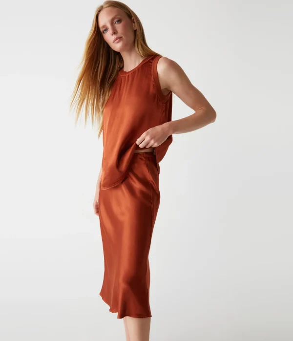 Michael Stars Leila Bias Midi Skirt- Pants, Shorts & Skirts