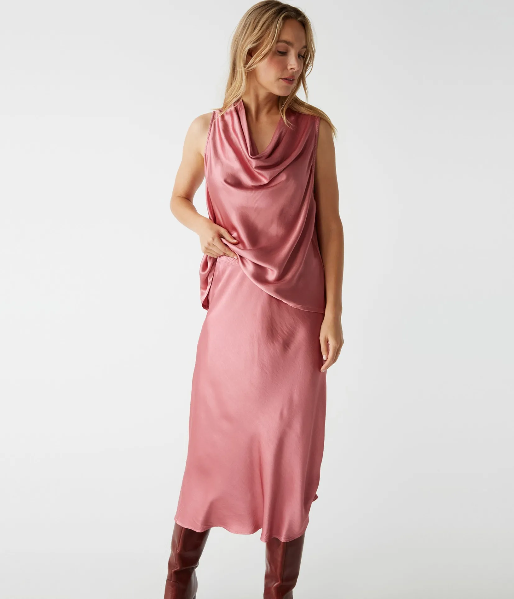 leila_bias_midi_skirt_9.webp Michael Stars Leila Bias Midi Skirt- Pants, Shorts & Skirts