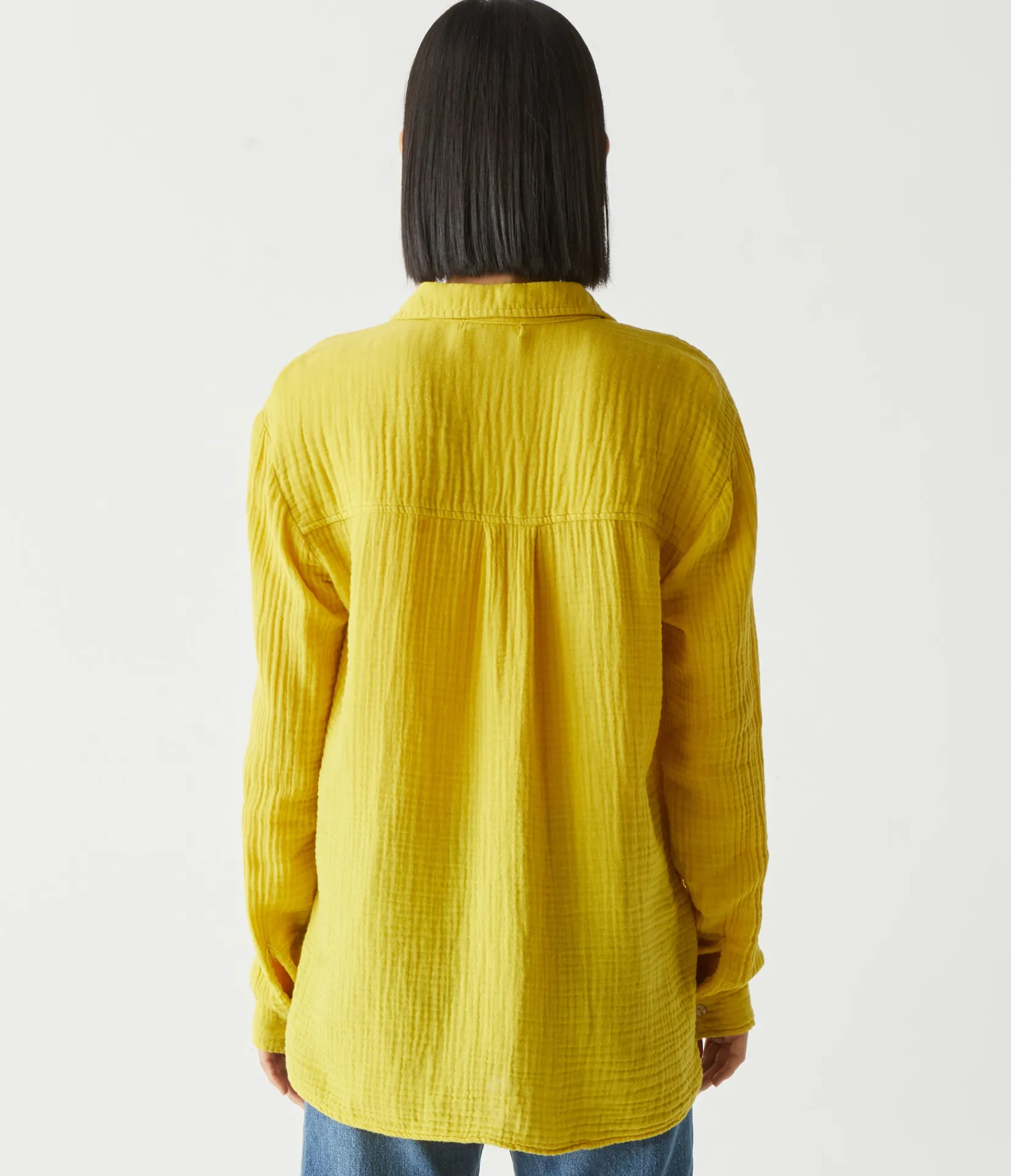 leo_gauze_button_down_shirt_35.webp Michael Stars Leo Gauze Button Down Shirt- Tops, Blouses & Shirts
