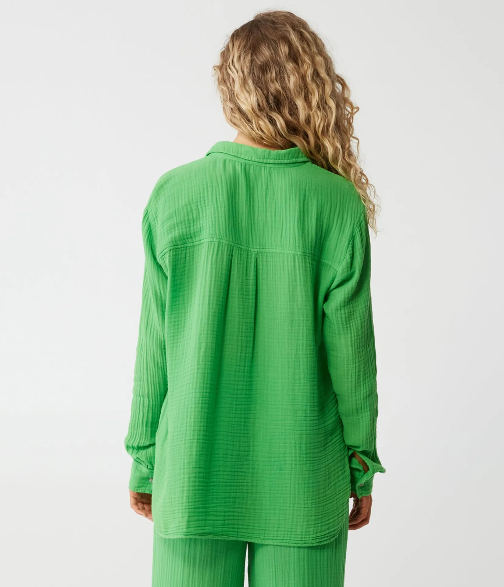 leo_gauze_button_down_shirt_59.webp Michael Stars Leo Gauze Button Down Shirt- Tops, Blouses & Shirts