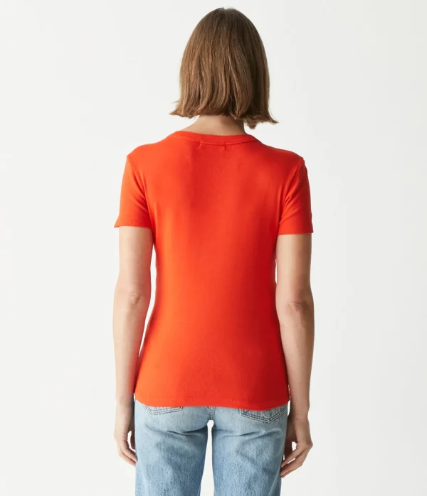 Michael Stars Lexy Tee- T-Shirts | 1x1 Cotton T-Shirts
