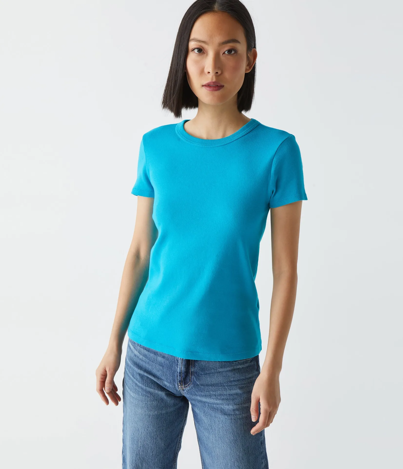 lexy_tee_108.webp Michael Stars Lexy Tee- T-Shirts | 1x1 Cotton T-Shirts