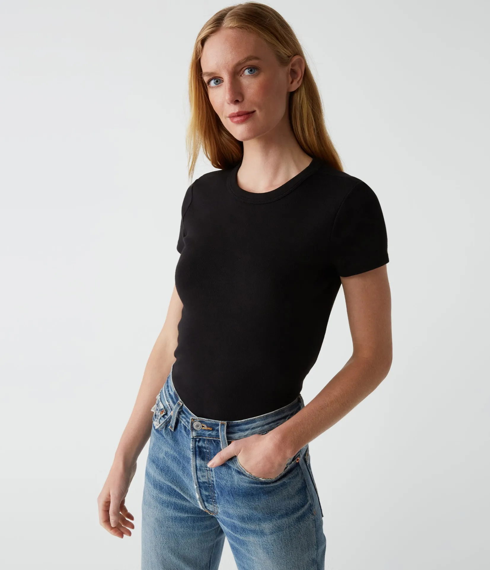 lexy_tee_12.webp Michael Stars Lexy Tee- T-Shirts | 1x1 Cotton T-Shirts