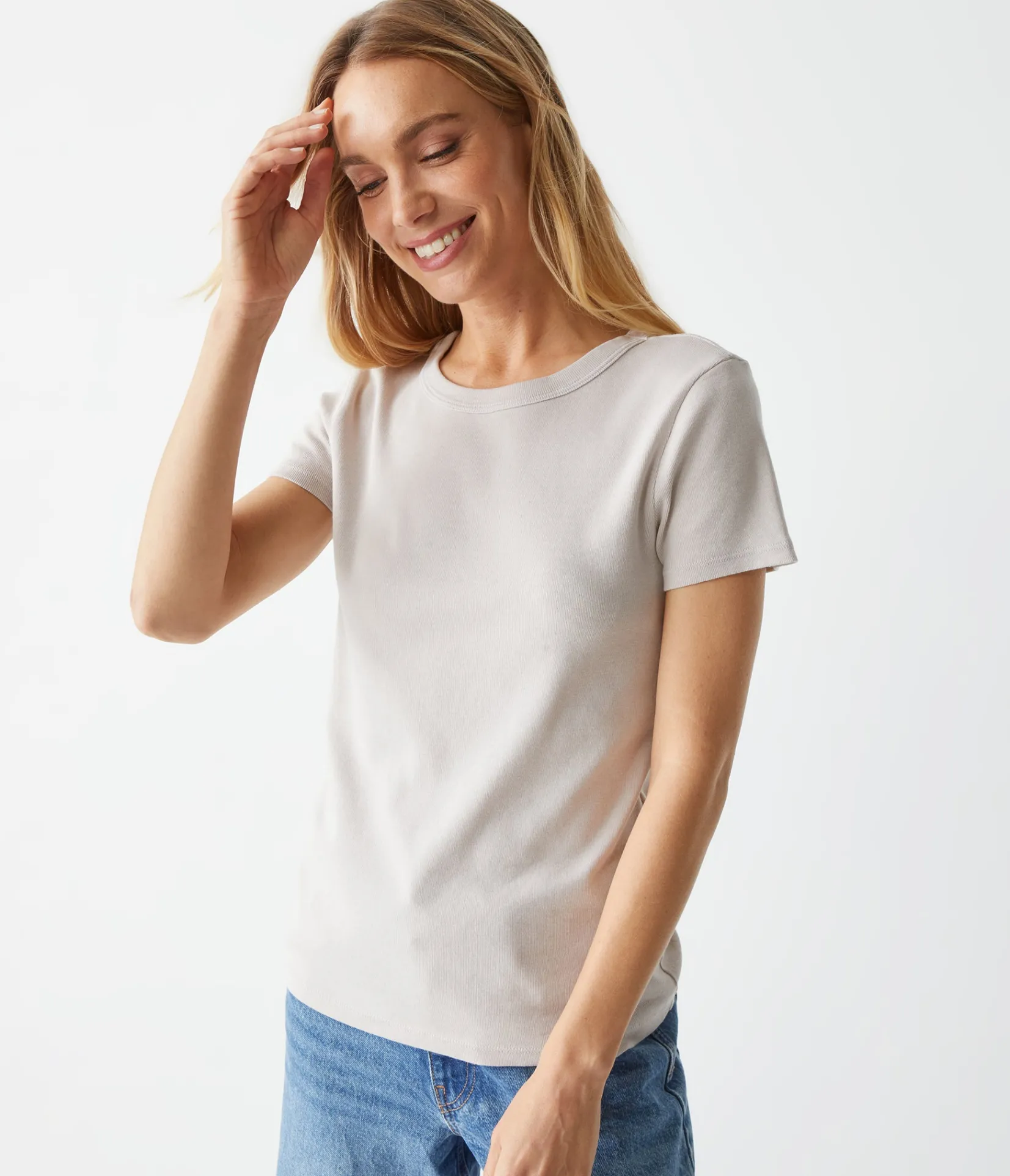 lexy_tee_120.webp Michael Stars Lexy Tee- T-Shirts | 1x1 Cotton T-Shirts