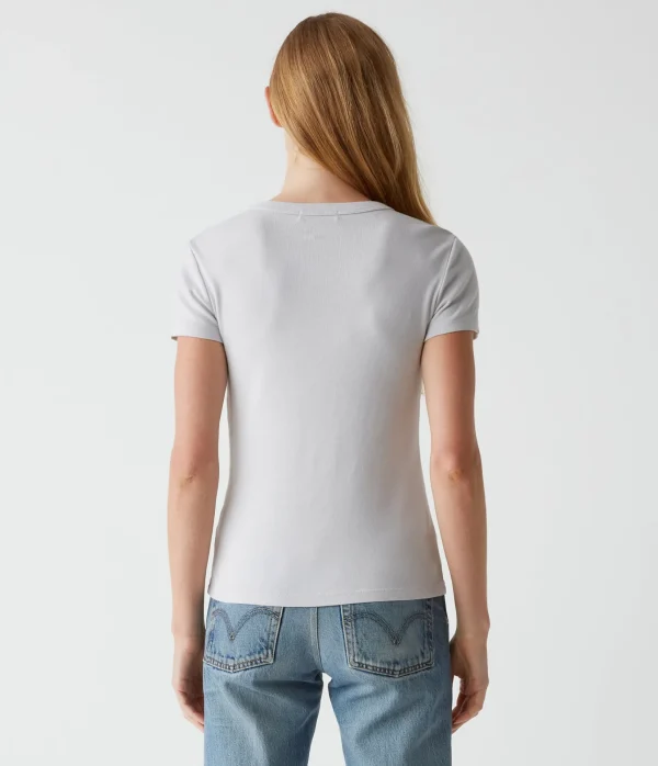 Michael Stars Lexy Tee- T-Shirts | 1x1 Cotton T-Shirts