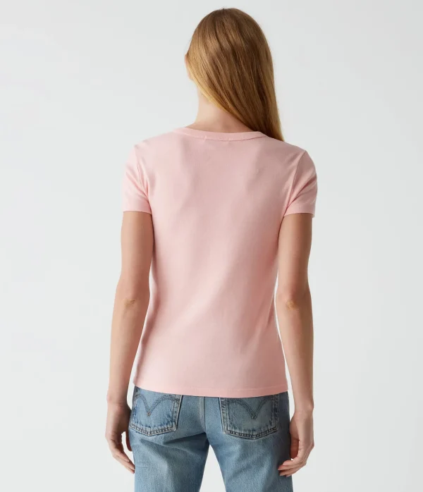 Michael Stars Lexy Tee- T-Shirts | 1x1 Cotton T-Shirts