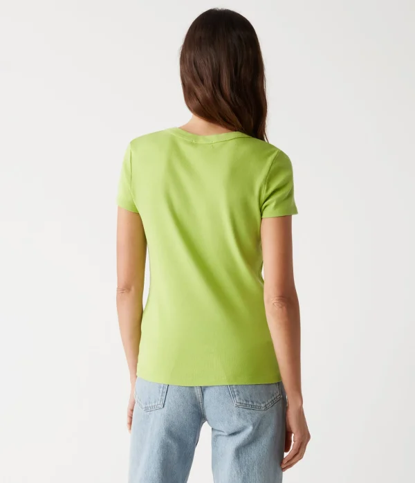 Michael Stars Lexy Tee- T-Shirts | 1x1 Cotton T-Shirts