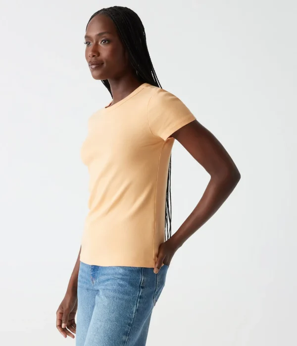 Michael Stars Lexy Tee- T-Shirts | 1x1 Cotton T-Shirts