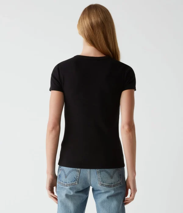 Michael Stars Lexy Tee- T-Shirts | 1x1 Cotton T-Shirts