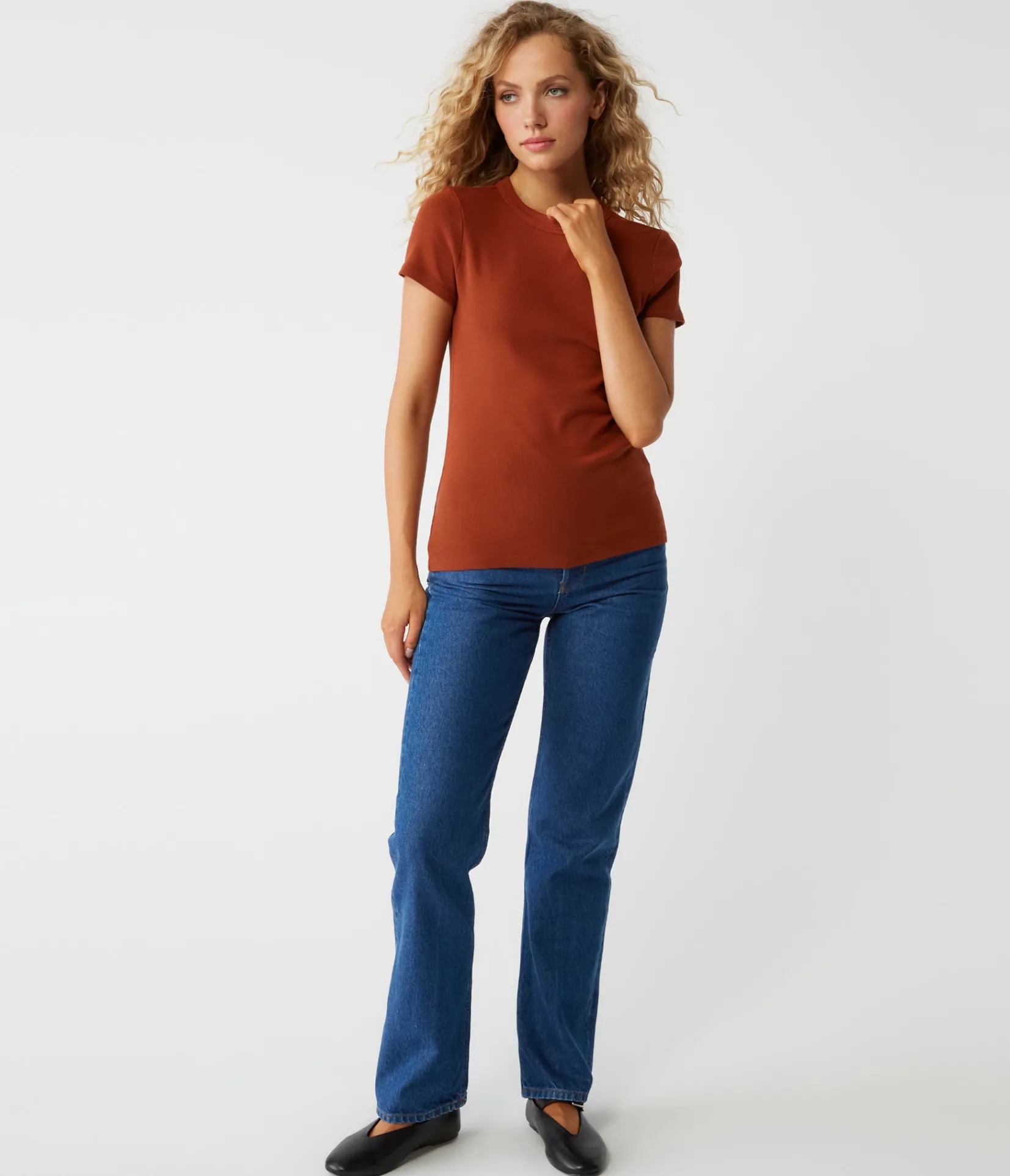 lexy_tee_21.webp Michael Stars Lexy Tee- T-Shirts | 1x1 Cotton T-Shirts