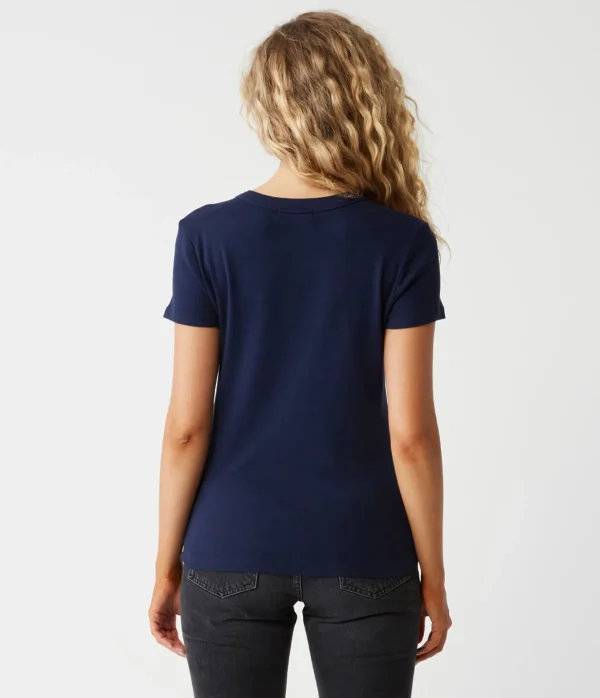 Michael Stars Lexy Tee- T-Shirts | 1x1 Cotton T-Shirts