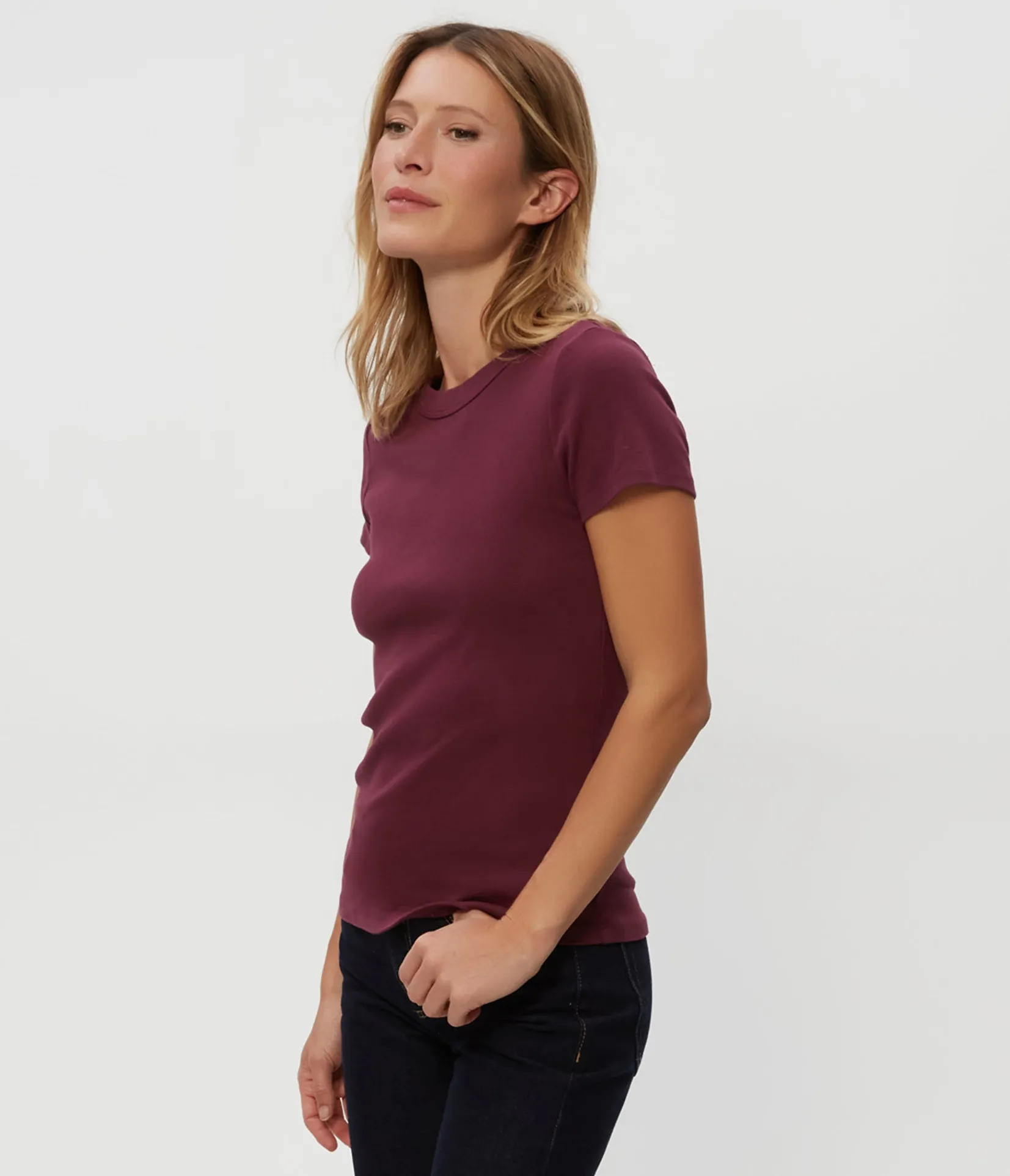 lexy_tee_30.webp Michael Stars Lexy Tee- T-Shirts | 1x1 Cotton T-Shirts