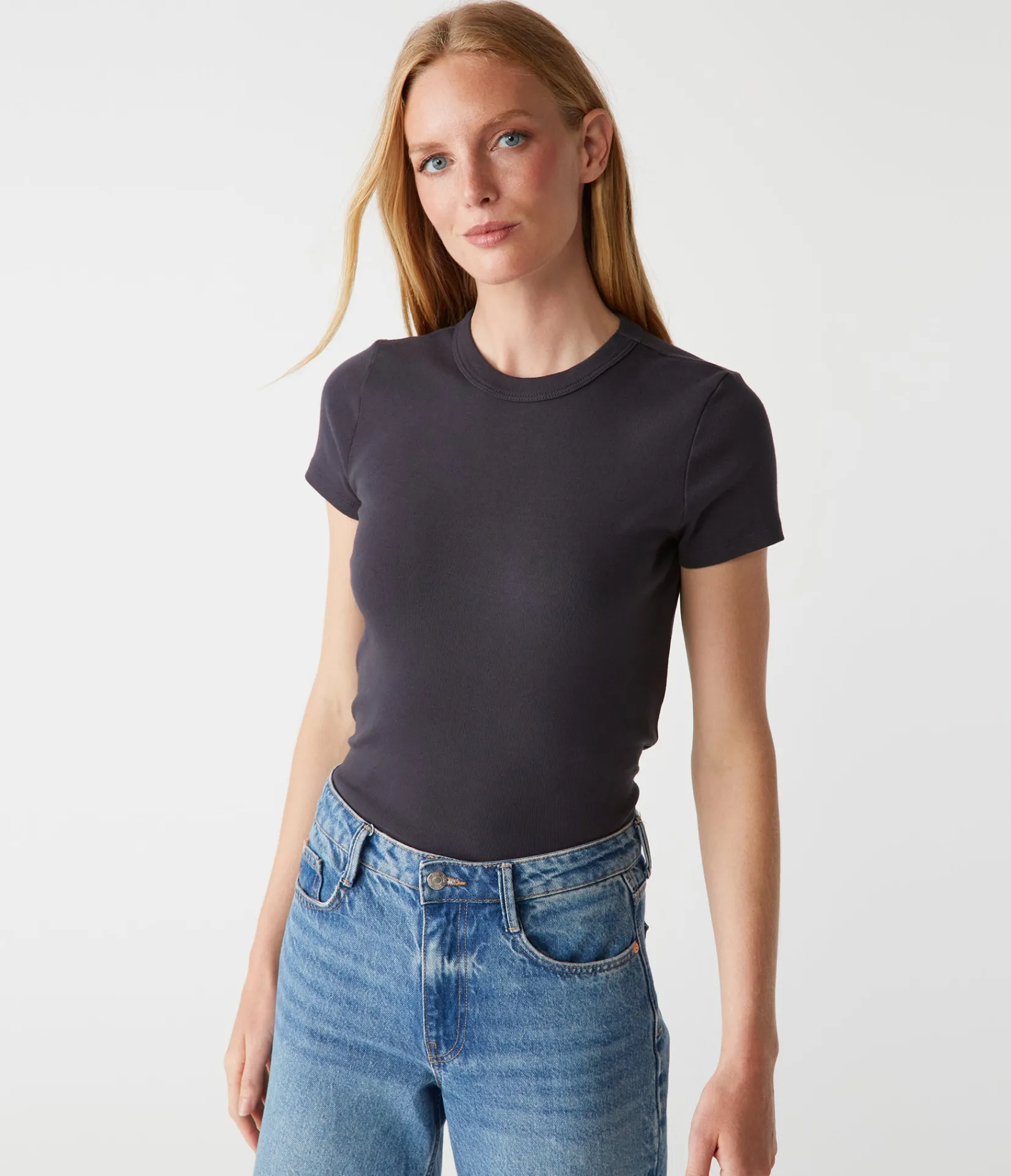 lexy_tee_44.webp Michael Stars Lexy Tee- T-Shirts | 1x1 Cotton T-Shirts