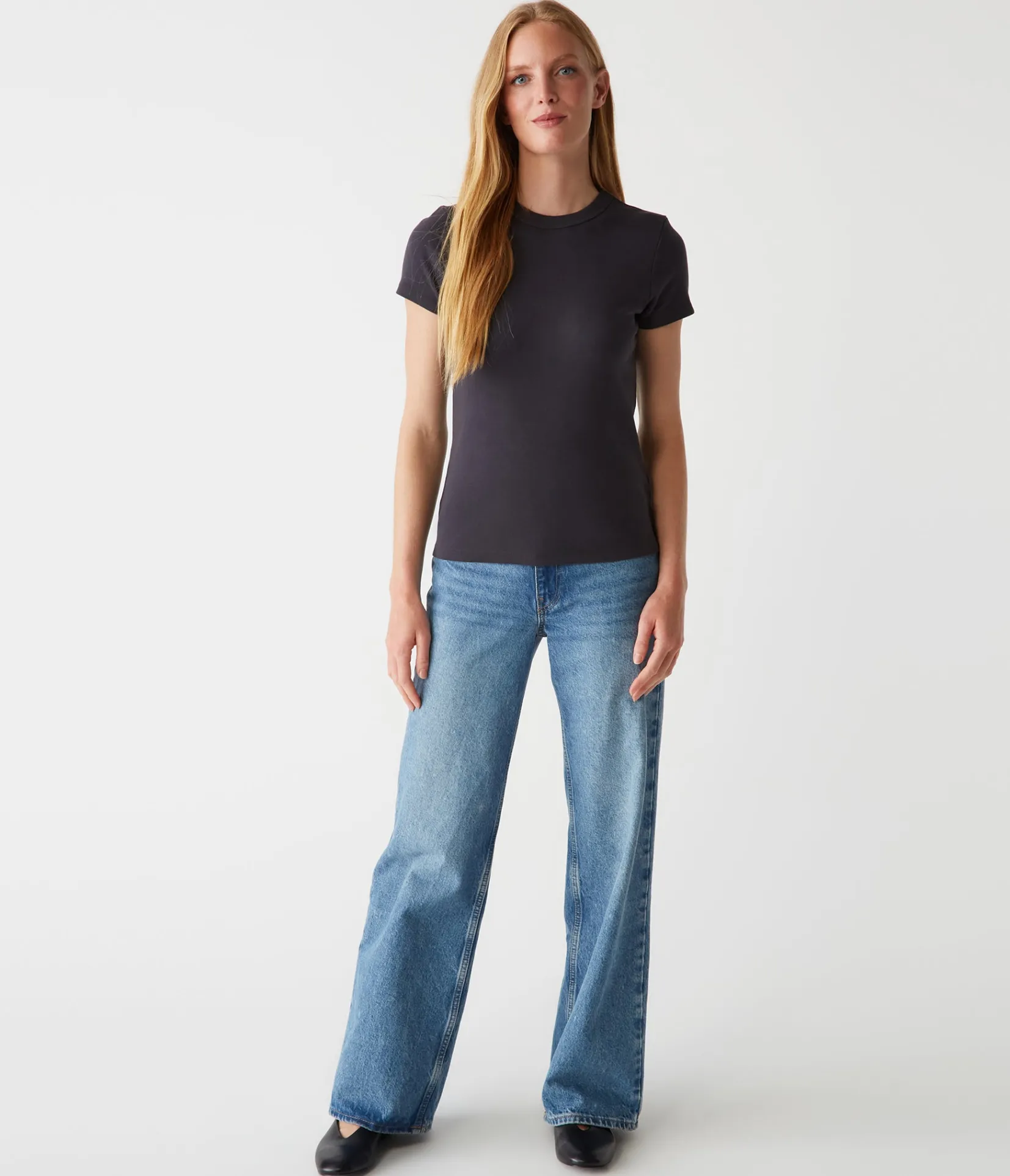 lexy_tee_45.webp Michael Stars Lexy Tee- T-Shirts | 1x1 Cotton T-Shirts