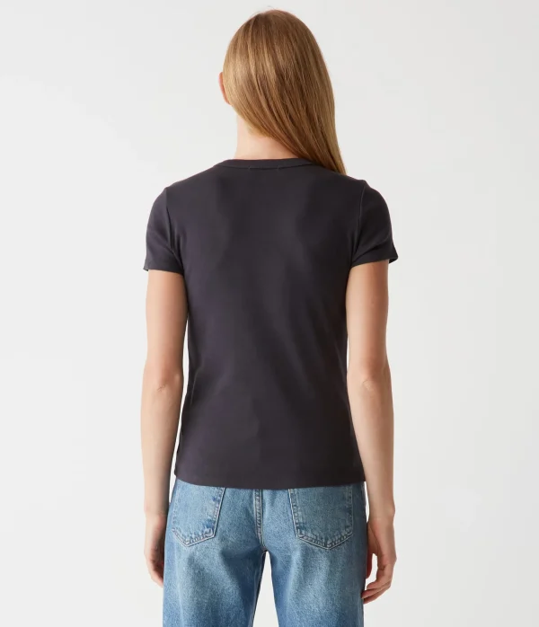 Michael Stars Lexy Tee- T-Shirts | 1x1 Cotton T-Shirts