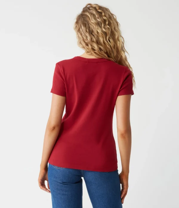 Michael Stars Lexy Tee- T-Shirts | 1x1 Cotton T-Shirts