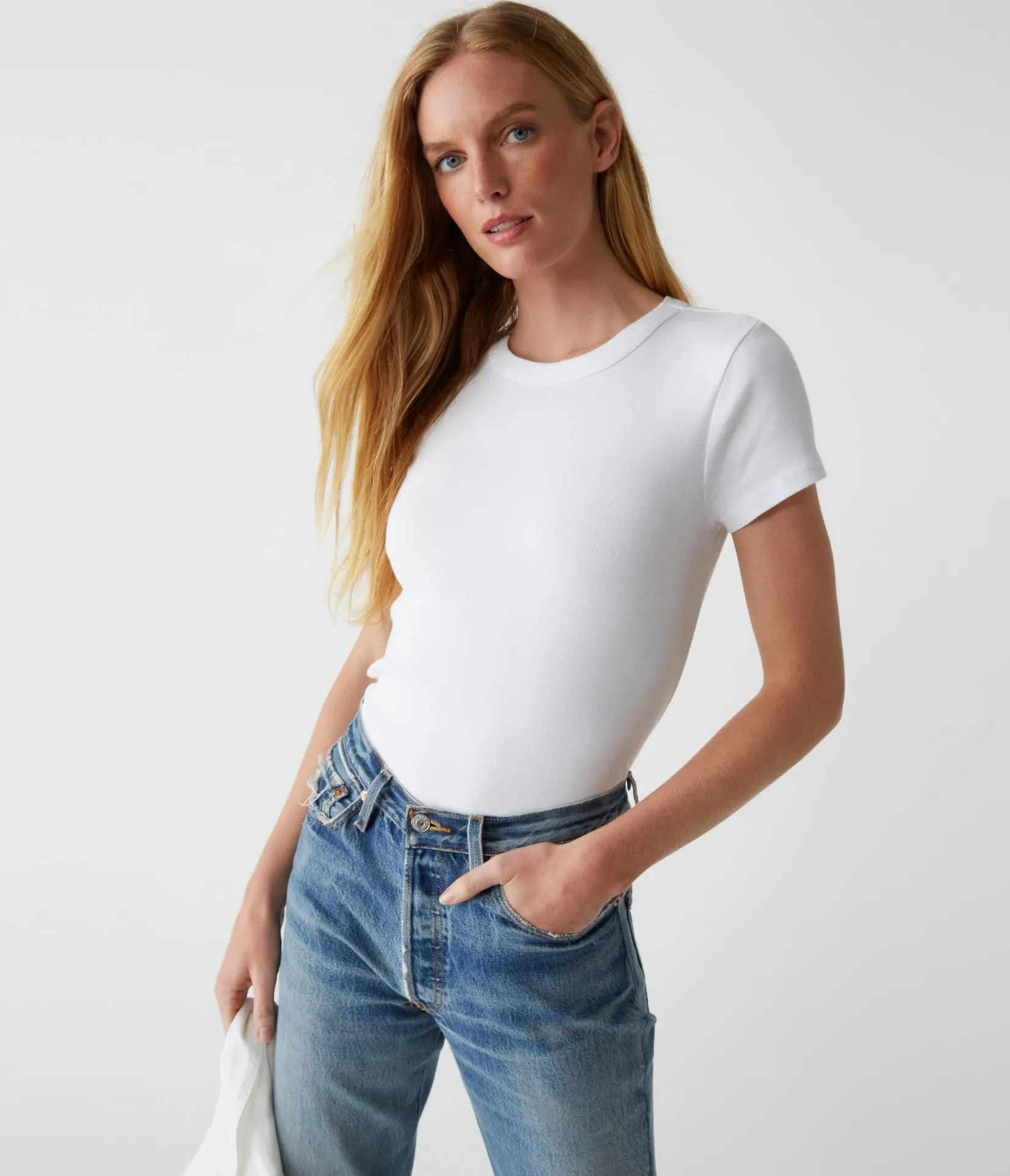 lexy_tee_64.webp Michael Stars Lexy Tee- T-Shirts | 1x1 Cotton T-Shirts