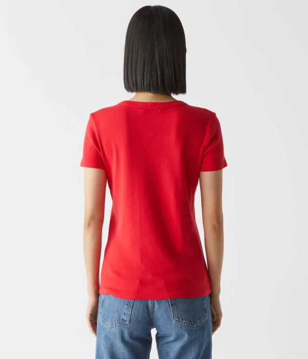 Michael Stars Lexy Tee- T-Shirts | 1x1 Cotton T-Shirts