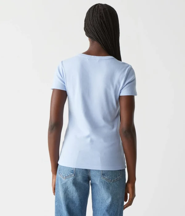 Michael Stars Lexy Tee- T-Shirts | 1x1 Cotton T-Shirts