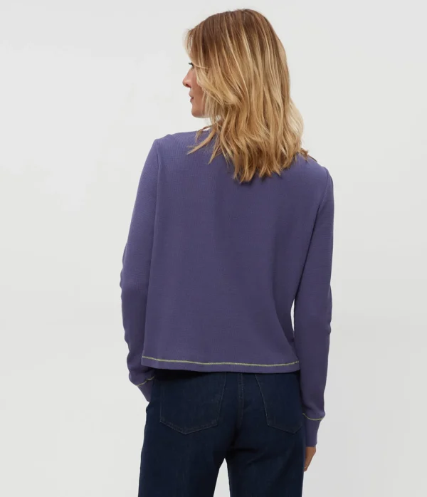 Michael Stars Lina Thermal Henley Tee- T-Shirts | Loungewear