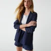 Michael Stars Lottie Linen Blazer- Blazers, Jackets & Outerwear