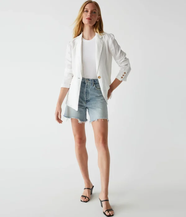 Michael Stars Lottie Linen Blazer- Blazers, Jackets & Outerwear