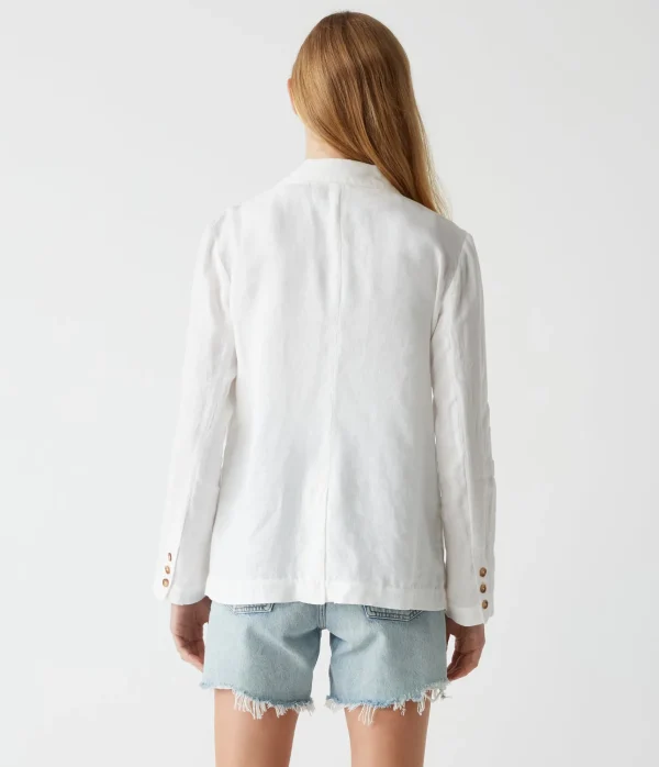 Michael Stars Lottie Linen Blazer- Blazers, Jackets & Outerwear