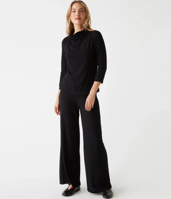 Michael Stars Lynn Cowl Neck Top- Tops, Blouses & Shirts | T-Shirts