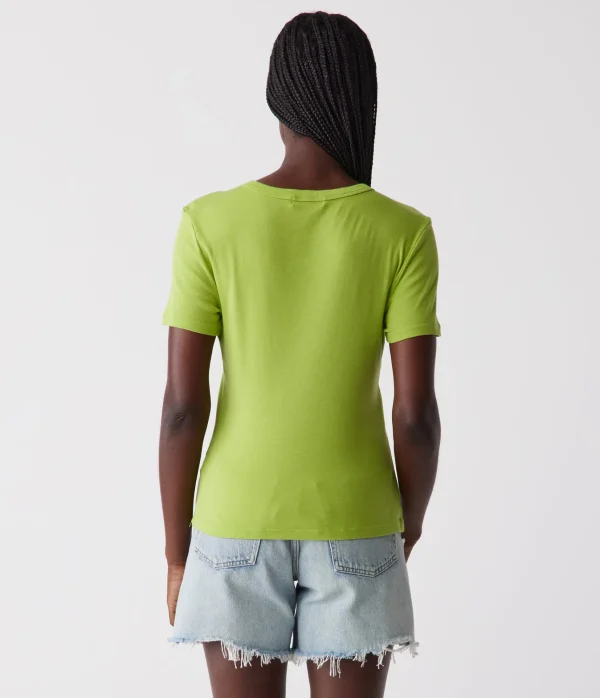 Michael Stars Mady Supima Tee- T-Shirts | Supima Cotton T-Shirts
